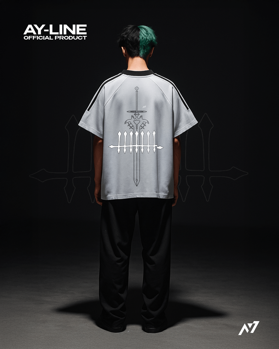 T-shirt Streetwear Crewneck Chosen One Blanc