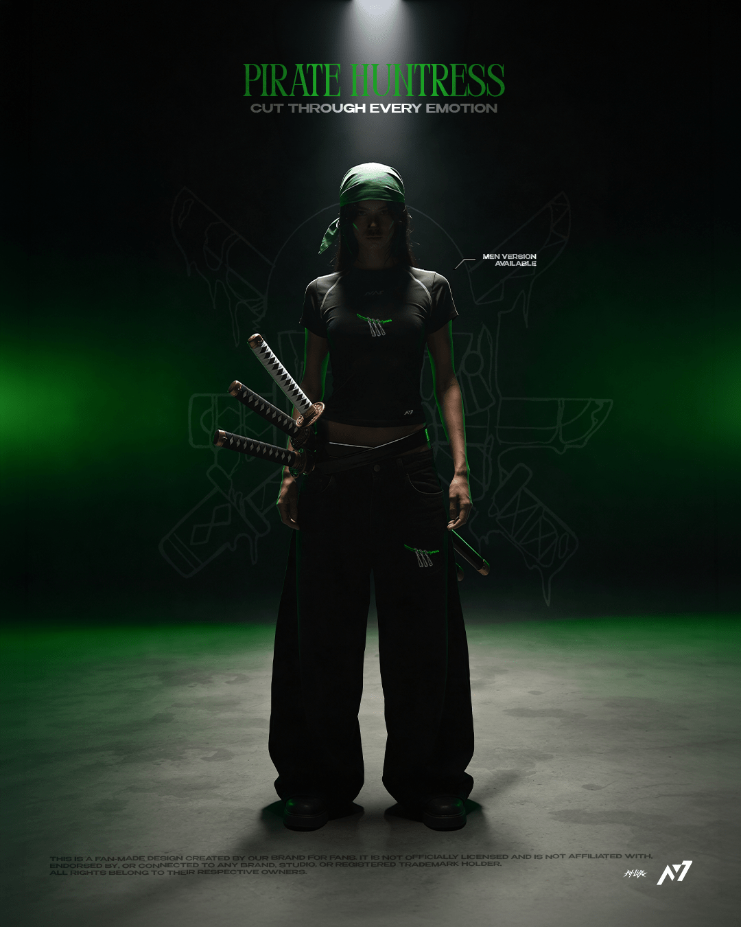 T-shirt de compression Pirate Huntress